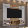 Painel Suspenso Tv 55 Pol 163 cm Atlas Off White Cinamomo BECHARA