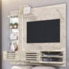 Painel Suspenso Tv 55 Pol 182 cm Frizz Supreme Calacata Off White MADETEC