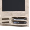 Painel Suspenso Tv 55 Pol 182 cm Frizz Supreme Calacata Off White MADETEC