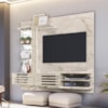 Painel Suspenso Tv 55 Pol 182 cm Frizz Supreme Calacata Off White MADETEC