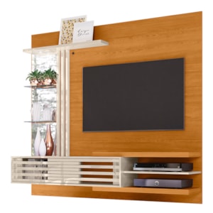 Painel Suspenso Tv 55 Pol 182 cm Frizz Supreme Cinamomo Off White MADETEC