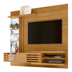 Painel Suspenso Tv 55 Pol 182 cm Frizz Supreme Cumaru MADETEC Painel Suspenso Tv 55 Pol 182 cm Frizz Supreme Cumaru MADETEC