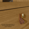 Painel Suspenso Tv 55 Pol 1P 141 cm Iris Cumaru MADETEC