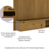 Painel Suspenso Tv 55 Pol 1P 141 cm Iris Cumaru MADETEC