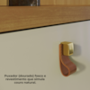 Painel Suspenso Tv 55 Pol 1P 141 cm Iris Cumaru Opala MADETEC
