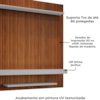 Painel Suspenso Tv 60 Pol 150 cm Leme Off White BECHARA
