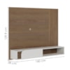 Painel Suspenso Tv 60 Pol 160 cm Jurere Amendoa Off White Matte Colibri