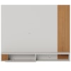 Painel Suspenso Tv 60 Pol 160 cm Jurere Off White Matte Freijo Colibri