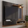 Painel Suspenso Tv 60 Pol 160 cm Tocantins Preto Noce Milano Colibri