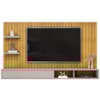Painel Suspenso Tv 60 Pol 179 cm Friz Cedro Bali Dj Moveis