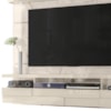 Painel Suspenso Tv 60 Pol 1P 182 cm Lana Calacata Off White MADETEC