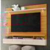 Painel Suspenso Tv 60 Pol 1P 182 cm Lana Cinamomo Off White MADETEC