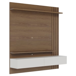 Painel Suspenso Tv 65 Pol 150 cm Juriti Amendoa Off White Matte Colibri