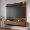 Painel Suspenso Tv 65 Pol 150 cm Juriti Noce Milano Preto Colibri