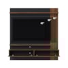 Painel Suspenso Tv 65 Pol 150 cm Juriti Noce Milano Preto Colibri