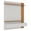 Painel Suspenso Tv 65 Pol 150 cm Juriti Off White Matte Freijo Colibri