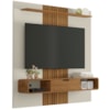 Painel Suspenso Tv 65 Pol 159 cm Lisboa Off White Naturalle BECHARA