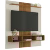 Painel Suspenso Tv 65 Pol 159 cm Lisboa Off White Naturalle BECHARA