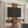 Painel Suspenso Tv 65 Pol 159 cm Lisboa Off White Naturalle BECHARA