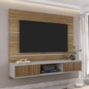 Painel Suspenso Tv 65 Pol 160 cm Ambar Cinamomo Off White BECHARA