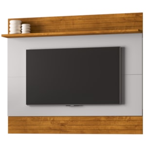 Painel Suspenso Tv 65 Pol 160 cm Aruana Naturalle Off White BECHARA