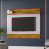 Painel Suspenso Tv 65 Pol 160 cm Aruana Naturalle Off White BECHARA