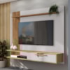 Painel Suspenso Tv 65 Pol 160 cm Jeri Cinamomo Off White BECHARA
