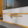 Painel Suspenso Tv 65 Pol 160 cm Jeri Naturalle Off White BECHARA