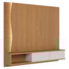 Painel Suspenso Tv 65 Pol 179 cm Egeu Freijo Off White Matte Colibri