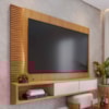 Painel Suspenso Tv 65 Pol 179 cm Egeu Freijo Off White Matte Colibri
