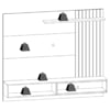 Painel Suspenso Tv 65 Pol 180 cm Tocantins Off White Nogueira Real Colibri