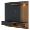 Painel Suspenso Tv 65 Pol 180 cm Tocantins Preto Noce Milano Colibri