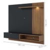 Painel Suspenso Tv 65 Pol 180 cm Tocantins Preto Noce Milano Colibri