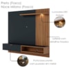 Painel Suspenso Tv 65 Pol 180 cm Tocantins Preto Noce Milano Colibri