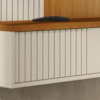 Painel Suspenso Tv 65 Pol 1P 161 cm Aurora Cinamomo Off White MADETEC