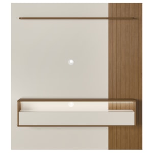 Painel Suspenso TV 65 Pol 1P 180 Cm Cinamomo Off White ARLY