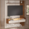 Painel Suspenso TV 65 Pol 1P 180 Cm Cinamomo Off White ARLY