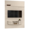 Painel Suspenso Tv 65 Pol 244x179 cm Monte Carlo Calacata Off White MADETEC