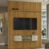 Painel Suspenso Tv 65 Pol 244x179 cm Monte Carlo Cumaru Opala MADETEC