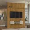 Painel Suspenso Tv 65 Pol 244x179 cm Monte Carlo Cumaru Opala MADETEC