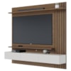 Painel Suspenso Tv 70 Pol 180 cm Juriti Amendoa Off White Matte Colibri