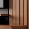 Painel Suspenso Tv 70 Pol 180 cm Juriti Noce Milano Preto Colibri