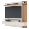 Painel Suspenso Tv 70 Pol 180 cm Juriti Off White Matte Freijo Colibri
