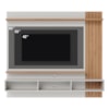Painel Suspenso Tv 70 Pol 180 cm Juriti Off White Matte Freijo Colibri