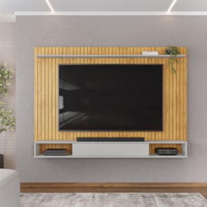 Painel Suspenso Tv 70 Pol 193 cm Rio Cedro Bali Dj Moveis