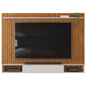 Painel Suspenso Tv 70 Pol 193 cm Rio Freijo Off White DJ Moveis