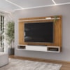 Painel Suspenso Tv 70 Pol 193 cm Rio Freijo Off White DJ Moveis