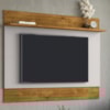 Painel Suspenso Tv 75 Pol 180 cm Icarai Naturalle Off White BECHARA