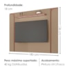 Painel Suspenso Tv 75 Pol 180 cm Maresias Fendi Freijo BECHARA