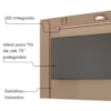 Painel Suspenso Tv 75 Pol 180 cm Maresias Fendi Freijo BECHARA